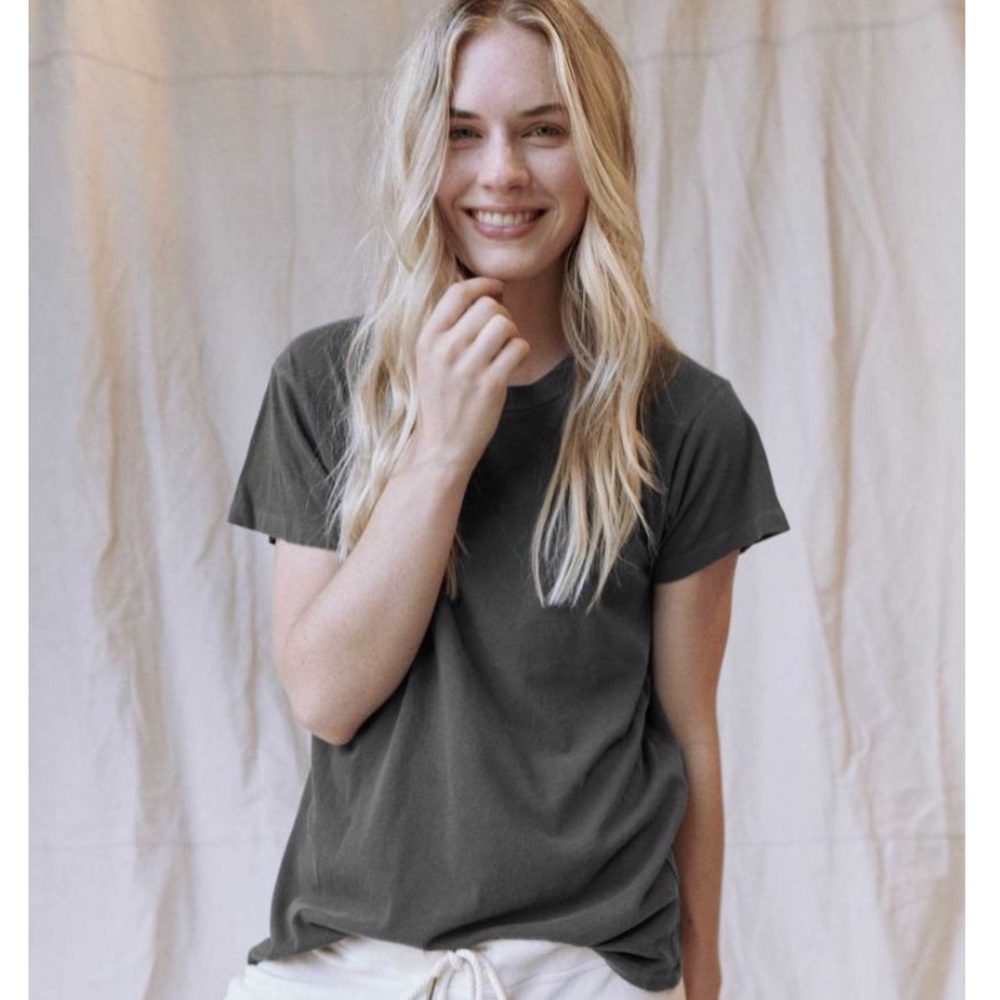 The Great Slim Tee in Washed Black (size 3)